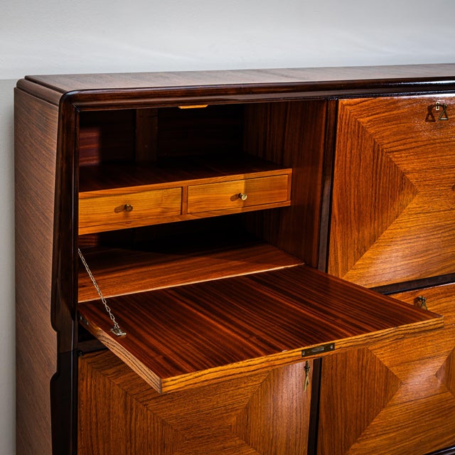 Highboard or Bar Cabinet, Italy, 1950s For Sale - Image 4 of 13
