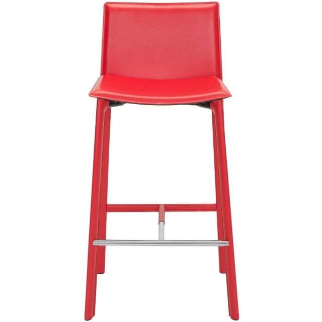 Equal parts good looks and practicality, the 30”barstool complements kitchens and family rooms designed for comfort and...