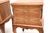 Brown Antique French Figured Walnut Bedside Chests, 1930, Set of 2 For Sale - Image 8 of 10