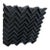 Antique Large Print Block Chevron Wooden Sculpture For Sale