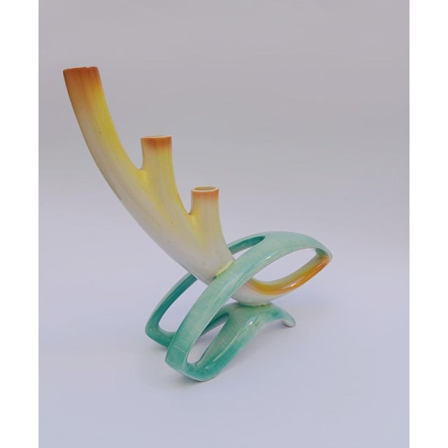 Ceramic Candleholder by Ariele, 1950s For Sale - Image 3 of 14