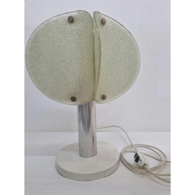 White Vintage German Table Lamp For Sale - Image 8 of 12