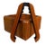 Mid-Century Modern Staved Teak Nutcracker Nut Bowl Set Flemming Digsmed Nissen For Sale