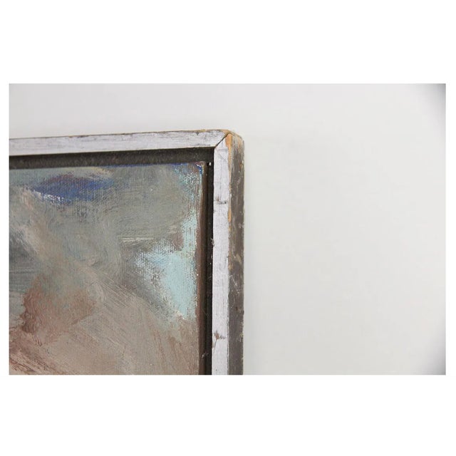 Mid-Century Modern Midcentury Modern Abstract Oil Painting on Canvas, Signed Landland, 1970s For Sale - Image 3 of 11