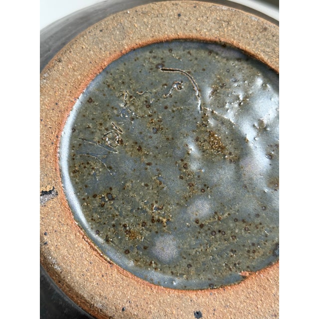 Mid 20th C. Eric Norstad Monumental Studio Pottery Vessel Wax Resist Insect Decoration For Sale - Image 11 of 12