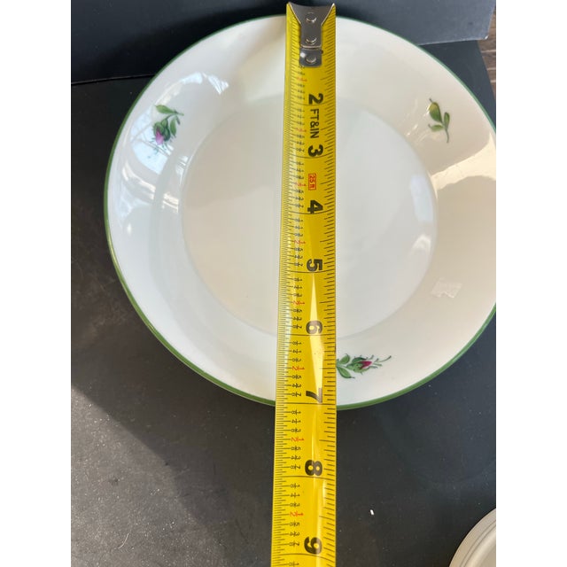 Pink Ausarten Wien Vienna Pink Rose Planter With Underplate For Sale - Image 8 of 9