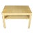 Karl Springer Style Goatskin Side Table With Drawer For Sale