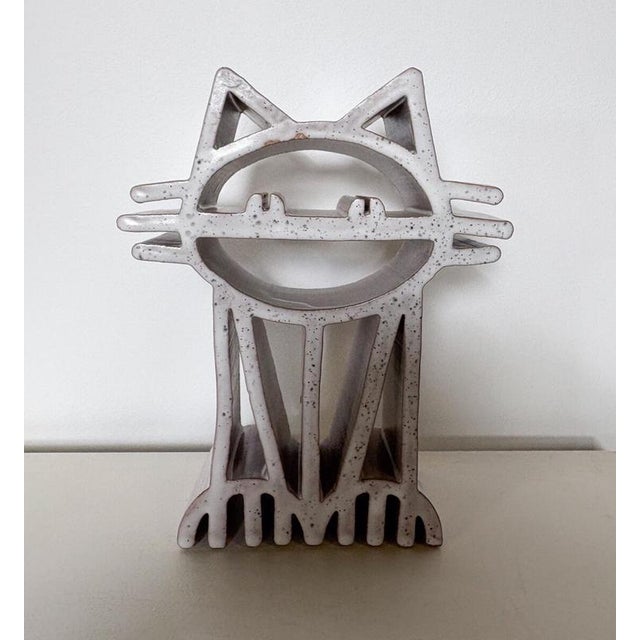 Mid-Century Cat Ceramic by Gianni Polerti, Italy, 1960s - 2 Available