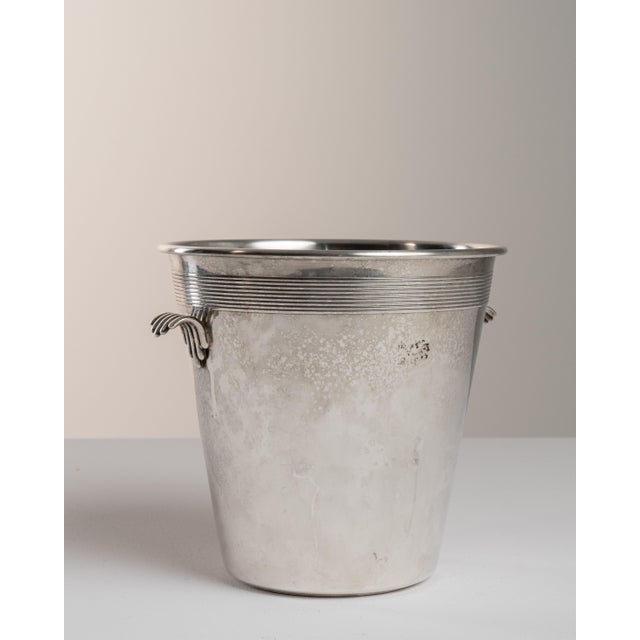 Mid 20th Century France Silver Ice Bucket For Sale In Greensboro - Image 6 of 15
