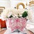 Ceramic Chinoiserie Pink & White Footed Scalloped Cachepot in the Style of United Wilson For Sale - Image 7 of 7