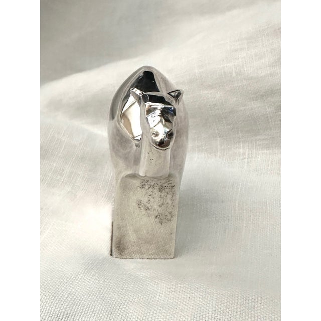 Vintage Dansk Silver Plate Camel Paper Weight. Great for the office or just as display on a shelf. Abstract Animals By...