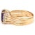 Contemporary 10KYW Vintage Amethyst(2.40) & Diamond(0.08) Ring, size 7.25 For Sale - Image 3 of 5