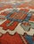 Antique Persian Serapi Carpet, Handmade Wool Oriental Rug, Rust, Ivory, Lit Blue For Sale - Image 4 of 17
