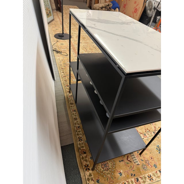 Room & Board Bowen Counter Table With Wine Shelf For Sale - Image 10 of 12
