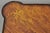 Early 21st Century Contemporary Italian Regency Style Star Inlay Cabriole Leg Burl Wood Game Table For Sale - Image 5 of 13