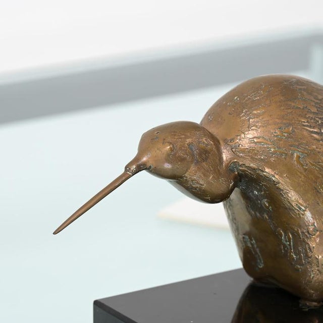 Abstract Bronze Kiwi Sculpture For Sale - Image 6 of 18