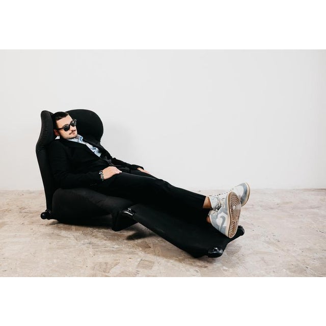 Wink Lounge Chair by Toshiyuki Kita for Cassina, 1980s For Sale - Image 9 of 10