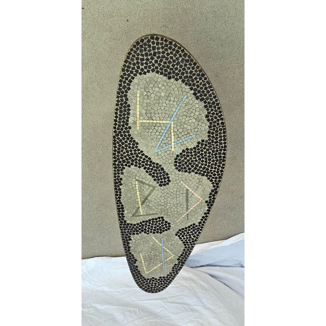 1950s Mosaic Side Table attributed to Berthold Müller, 1950s For Sale - Image 5 of 5