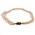 Metal Antique Belle Époque Multi Strand Pearl Choker Necklace — 18k Gold & Old-Cut For Sale - Image 7 of 8