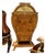 Magnificent Viennese Biedermeier-Style Secrétaire – Lyre-Inspired Cabinet With Gold Leaf & Bronze Details For Sale