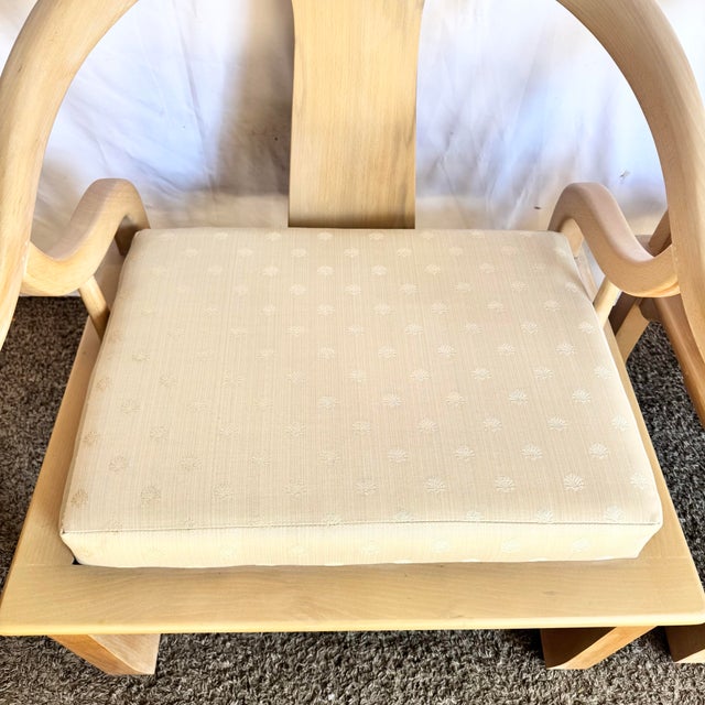 Ming Style Wooden Horseshoe Chairs by Harris Marcus Furniture - A Pair For Sale - Image 9 of 9