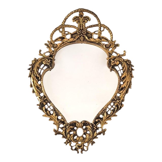 Rococo Louis XV-style Bronze Mirror For Sale