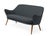 Contemporary Dwell 2 Seater Petrol Sofa by Warm Nordic For Sale - Image 3 of 15