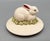 1980's Vintage Fitz & Floyd Ceramic Bunny Basket — Spring/ Easter Trinket Box For Sale - Image 9 of 10