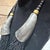 Bone Multi-Strand Black Bead Necklace Tribal Boho Style Toy For Sale - Image 7 of 17