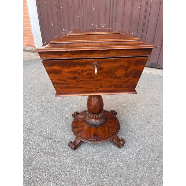 20th Century Walnut Smoking Table For Sale - Image 9 of 11