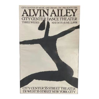 Alvin Ailey City Center Dance Theater 1974 - Original Lithograph For Sale