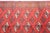 Red Vintage Turcoman Handwoven Rug – Red Diamond Medallion Design -3' 7'' X 4' 4'' For Sale - Image 8 of 12