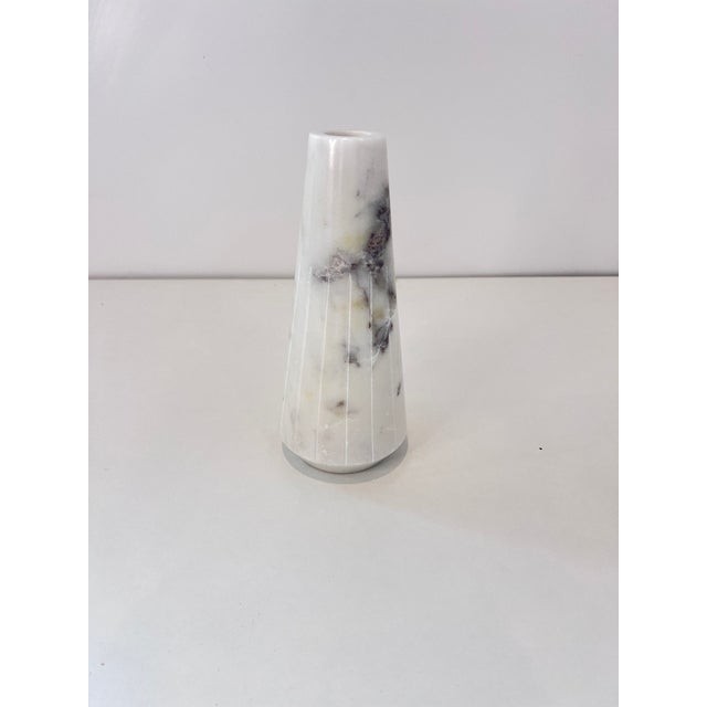 Handcrafted Solid Marble Vase, Made in India Elevate your decor with this elegant handcrafted solid marble vase, made in...