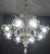 1970s Wonderful Large Size Venetian Chandelier, Transparent and Gold Murano Glass For Sale - Image 12 of 18