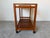 Mid-Century Danish Modern Teak Cocktail Trolley Bar Cart For Sale - Image 11 of 12