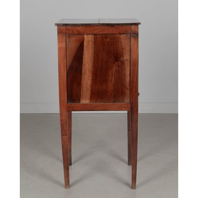 19th Century 19th Century French Country Side Table With Tambour Door For Sale - Image 5 of 9