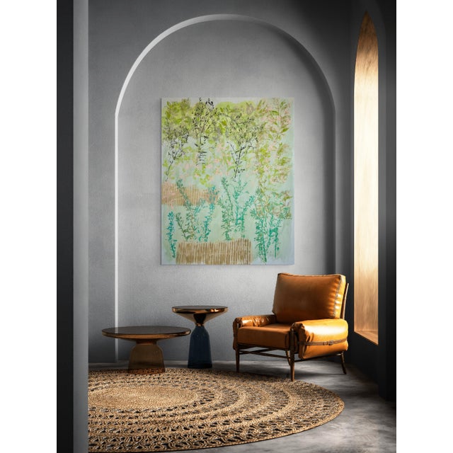 The Back Garden Boho Chic Acrylic Painting For Sale - Image 4 of 4