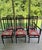 Stunning Set of 6 High-Back Chairs a Blend of Arts and Crafts Geometry & Chinoiserie Elegance. For Sale - Image 9 of 9