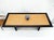 Ebonized Black Lacquer Mahogany Floating Cork Top Dining Writing Library Table For Sale - Image 12 of 12