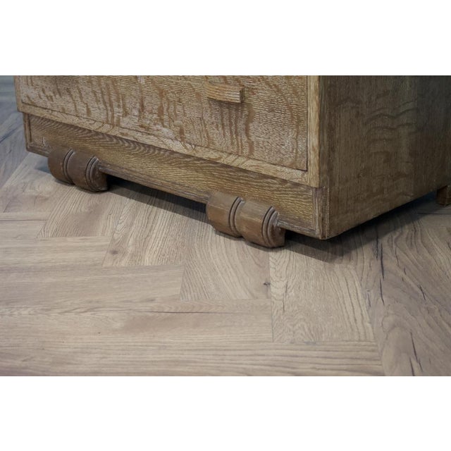 Art Deco British Cabinet in Oak, 1930s For Sale - Image 6 of 9