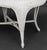 Contemporary Vintage White Wicker Dressing Table and Chair For Sale - Image 3 of 12