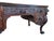 Gothic Antique Rj Horner-Style Mahogany Partners Desk With Winged Griffins For Sale - Image 3 of 12