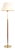 Swedish Floor Lamp in Brass and Wood from AB Armaturhantverk, 1950 For Sale