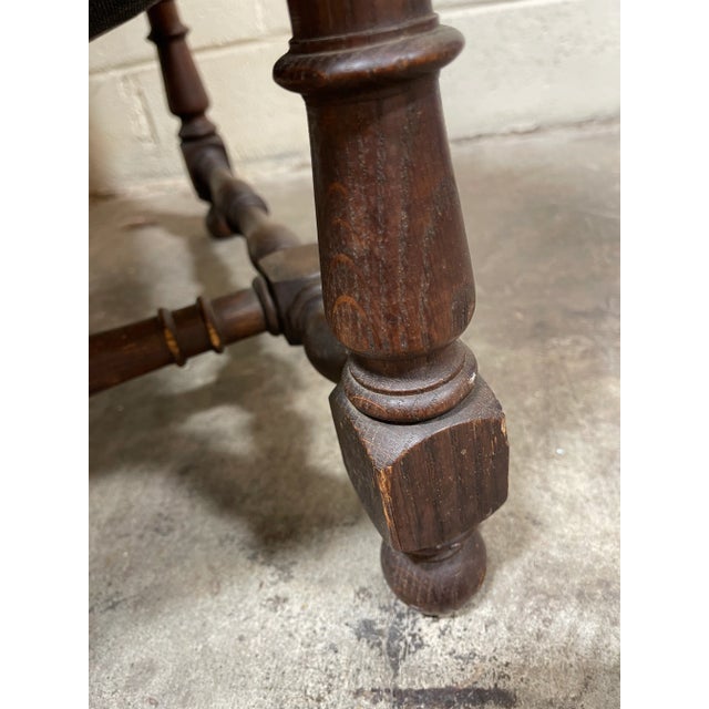 Newly Reupholsterd Wing Back Chair For Sale In Richmond - Image 6 of 7