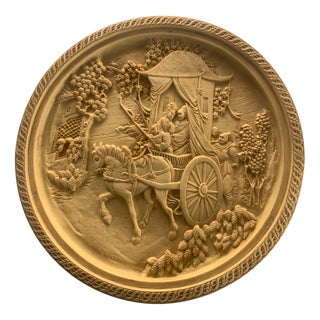 Carved Alabaster Artwork, 1970s For Sale