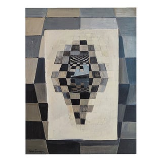 Lison, Favarger Reminiscence III, Oil on Canvas, Framed For Sale