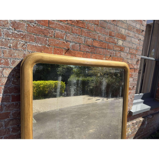 Large Antique English Arched Top Gilt Overmantle Mirror, 19th Century For Sale - Image 3 of 7