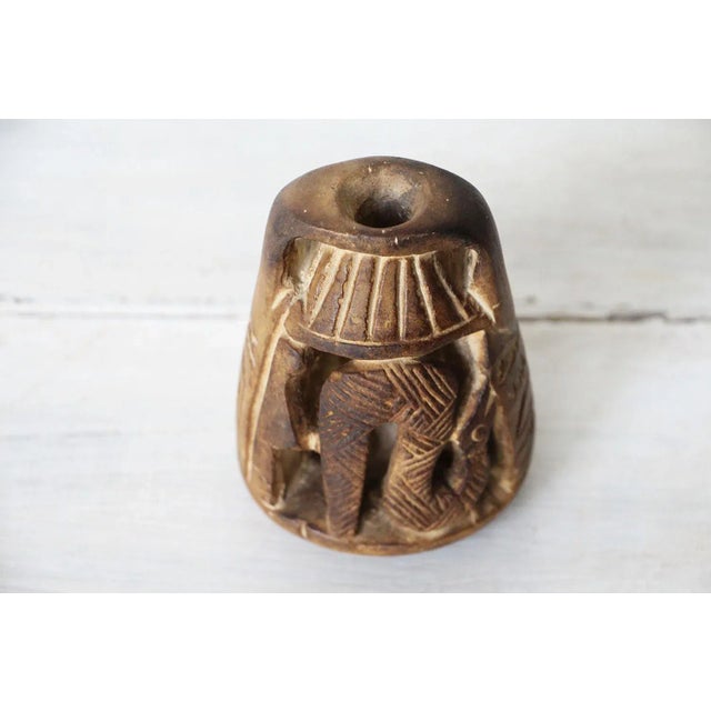 1960s African Vase Depicting a Snake and a Bird For Sale - Image 6 of 8