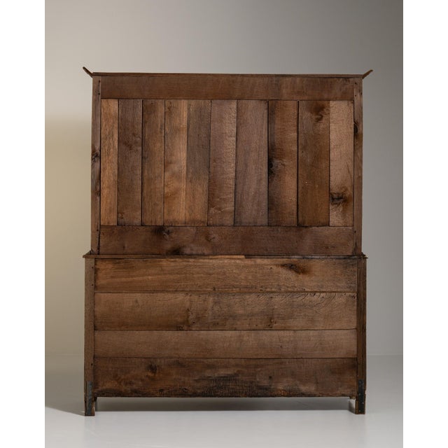 French Provincial 19th Century French Provincial Brown Wood China & Display Cabinets For Sale - Image 3 of 15
