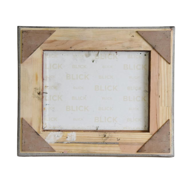 Lavender Silvio Silvestri, Listed Artist Meadow & Mountains Landscape Oil Painting Including the Antiqued Gold Frame For Sale - Image 8 of 10